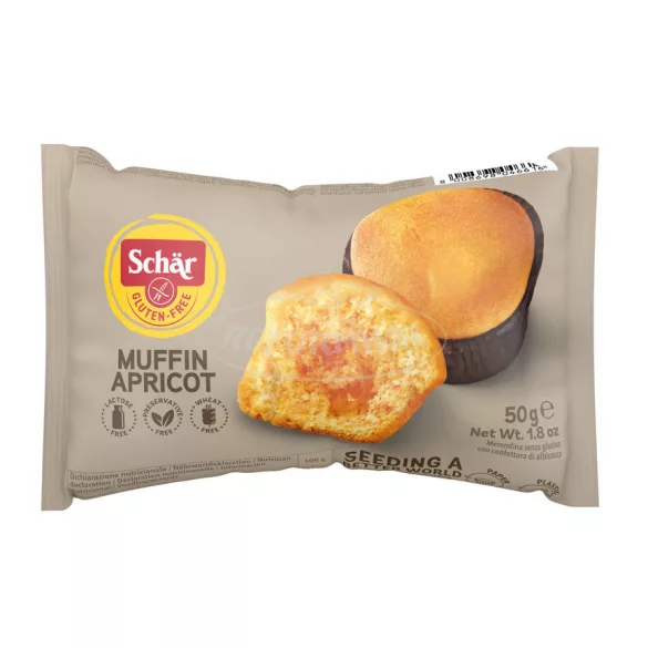 Schar gluténmentes Muffin sárgabarackos 50g