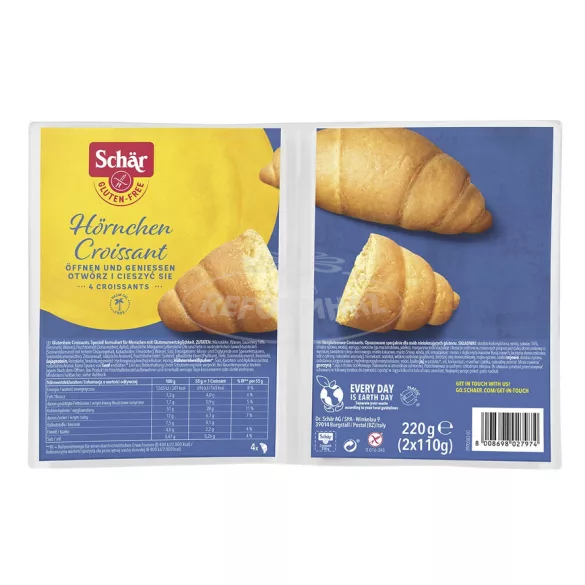 Schar gluténmentes, laktózmentes Croissant 220g