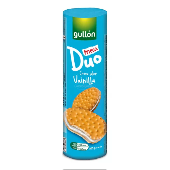 Gullon Mega Duo vaníliás szendvicskeksz 500g