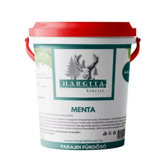 Hargita Kincsei Menta Parajdi Fürdősó 5kg