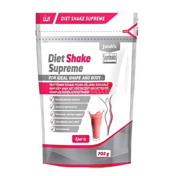Jutavit Diet Shake Supreme eper íz 702g