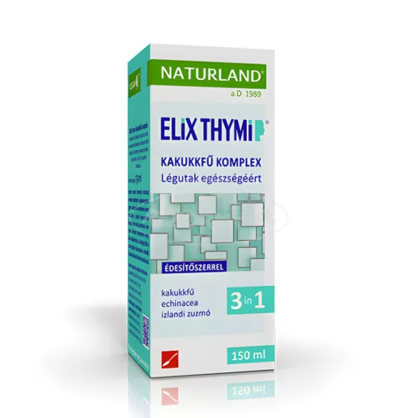 Naturland Elix Thymi Kakukkfű szirup komplex 3in1 150ml