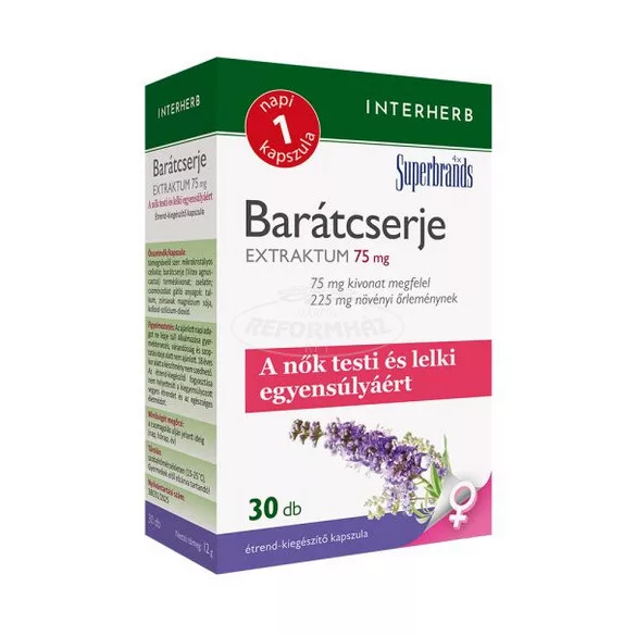 Interherb Napi 1 Barátcserje Extraktum 75 mg 30x