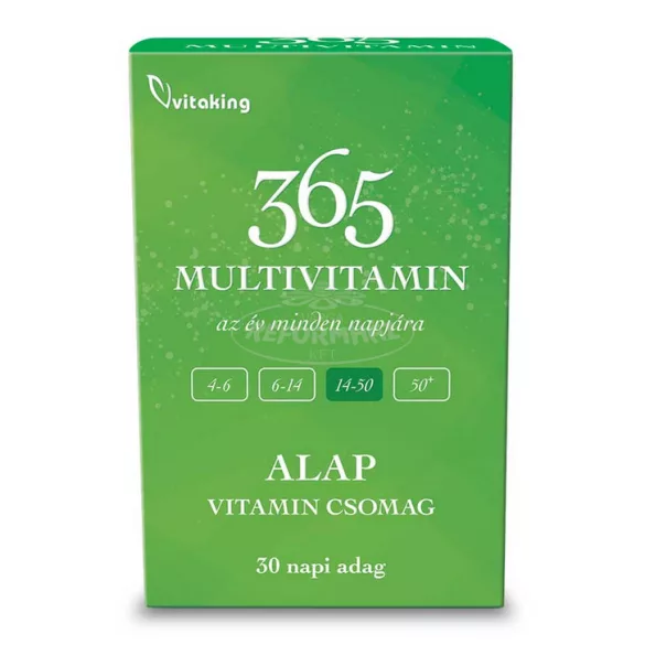Vitaking Multivitamin 365 Alap vitamin csomag 30x