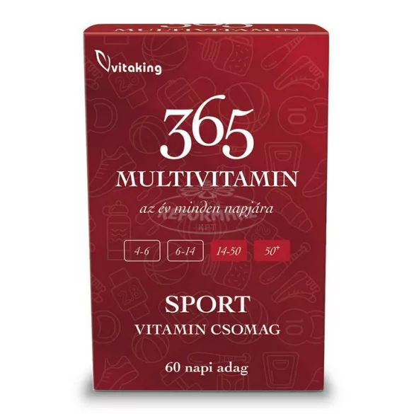 Vitaking Multivitamin 365 Sport vitamin csomag 60x
