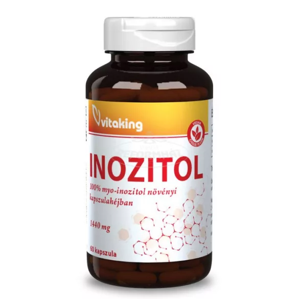 Vitaking Inozitol 100% myo-inozitol növényi kapszulahéjb an 60x