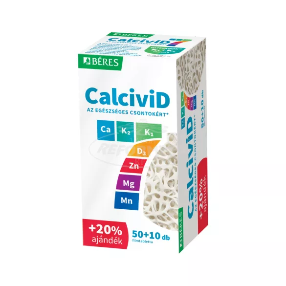 Béres Calcivid 7 filmtabletta 50+10 60x
