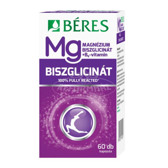 Béres Magnézium biszglicinát +B6 kapszula 60x