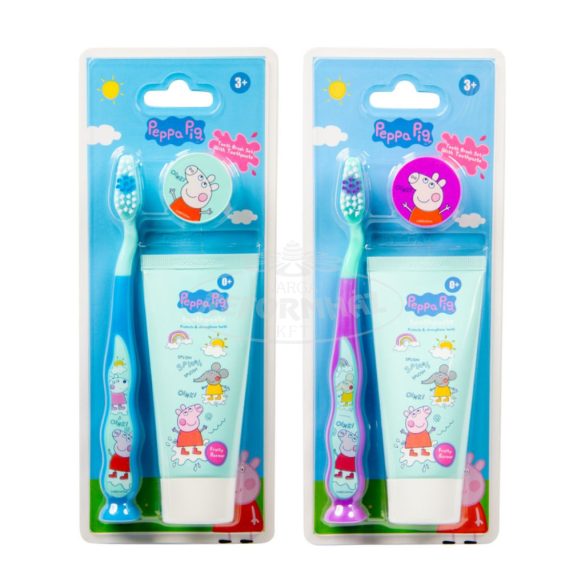 Peppa Malac gyermek fogkrém és fogkefe 1x