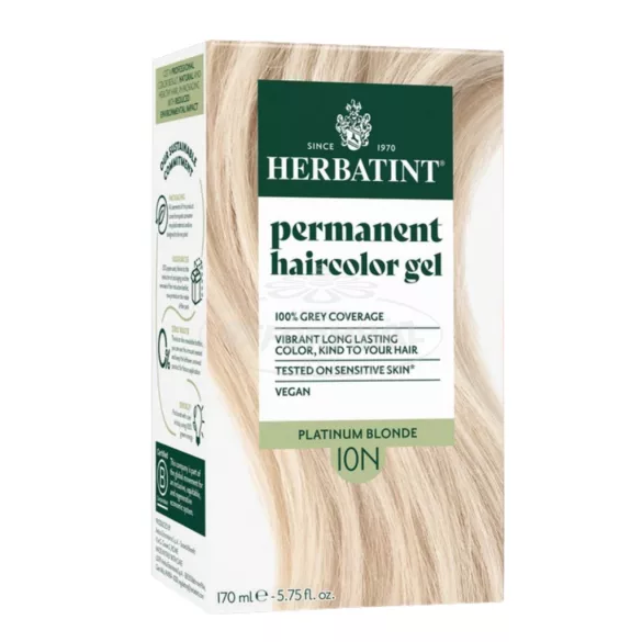 Herbatint 10N platinaszőke hajfesték 170ml