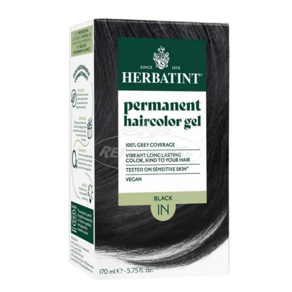Herbatint 1N fekete hajfesték 170ml