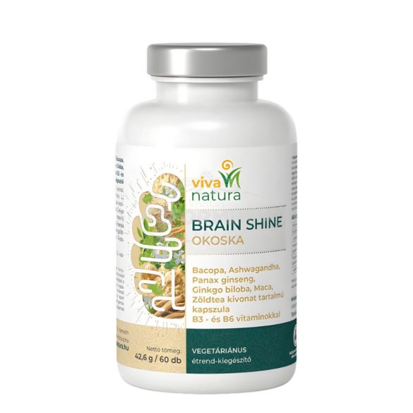 Viva Natura Brain Shine Okoska vegetáriánus kapszula 60x