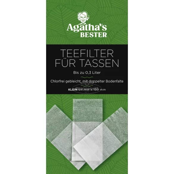 Teafilter 0,3l csészéhez 64x130mm 100db