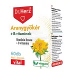 Dr Herz Aranygyökér+ B vitamin kapszula dobozos 60x