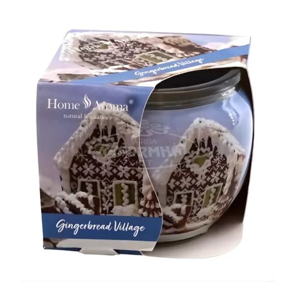 Mécses illatos poharas gingerbread village 1db
