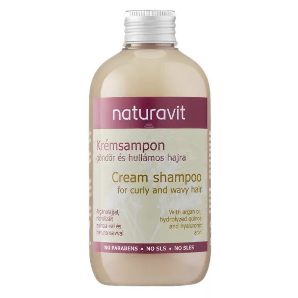 Naturavit krémsampon göndör és hullámos hajra 250ml