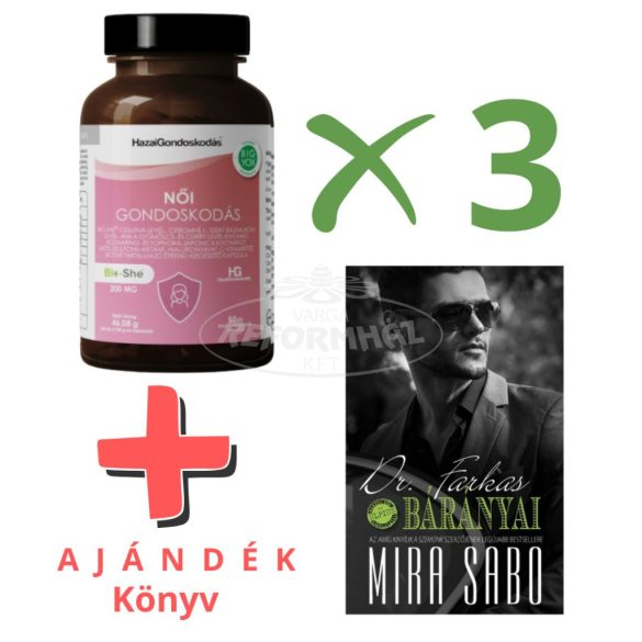 HG szett 3db Női g.+Dr.Farkas bárányai ajándék könyv 1db