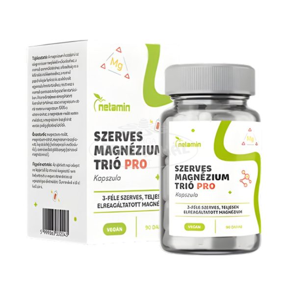 Netamin szerves magnézium trió pro 90x