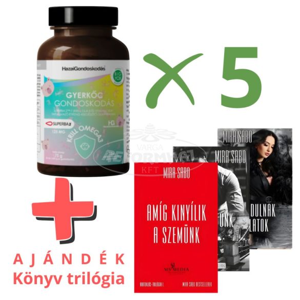 HG szett 5db Gyerkőc g.+Birtoklás ajándék könyv trilógia 1db