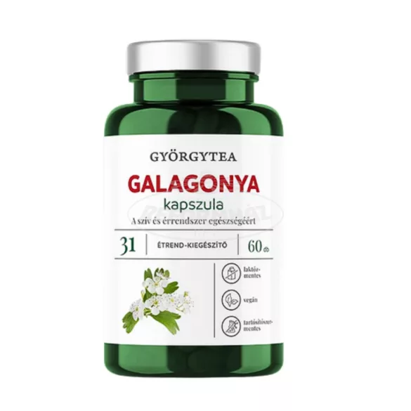 Györgytea Galagonya kapszula 60x