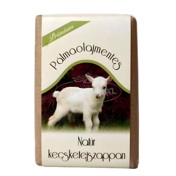 Fuszekli Pálmaolajmentes Natúr kecsketejszappan kézzel készített 100g