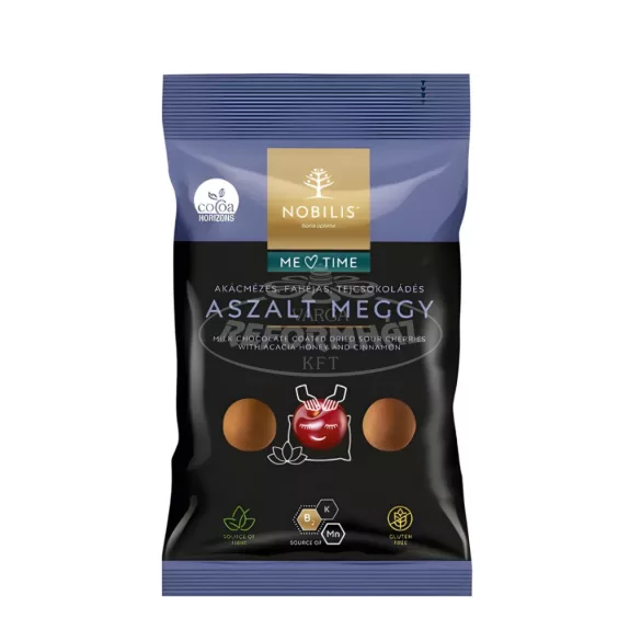Nobilis Akácmézes-fahéjas tejcsokoládés meggy 70g