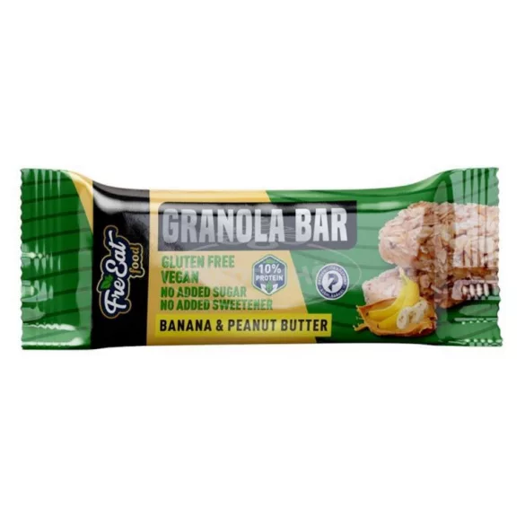 DW FreeEat Food granola bar banán és sós mogyorókrém 50g