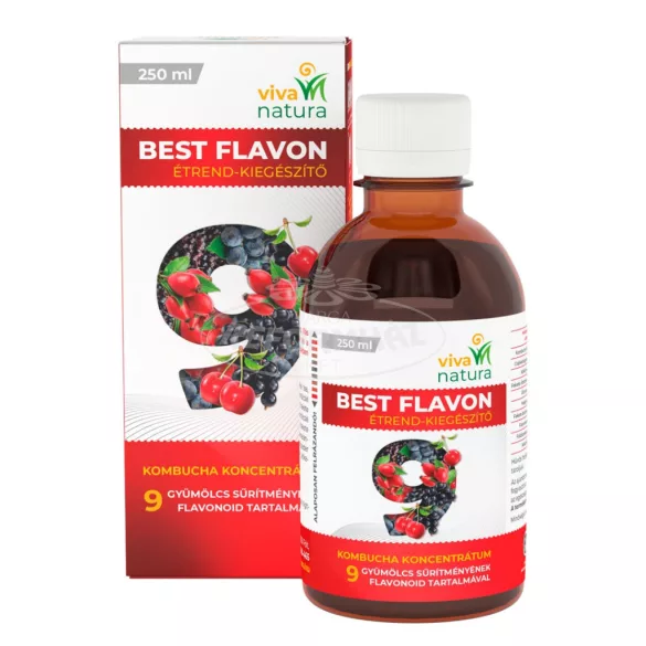 Viva Natura BestFlavon étrend-kiegészítő kombucha koncentrátum 250ml