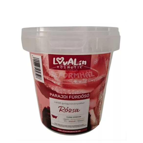 Lovalin parajdi fürdősó rózsa 1kg