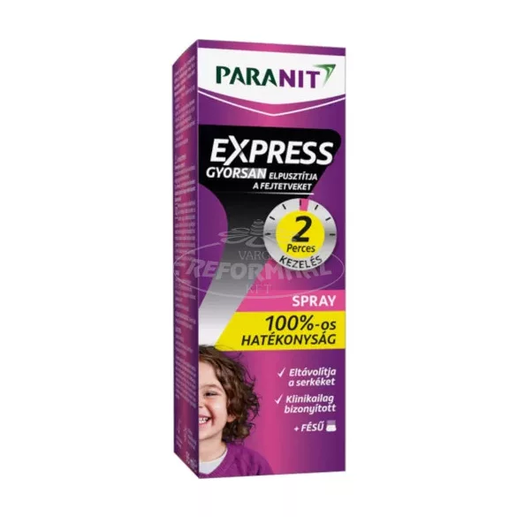 Paranit expressz spray 95ml ajándék fésűvel 1x
