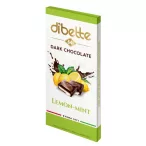   Dibette citrom-menta ízű krémmel töltött étcsokoládé fruktózzal 80g