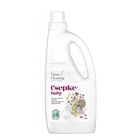 Csepke baby hipoallergén öblítő babapúder illat 3m+ 1l