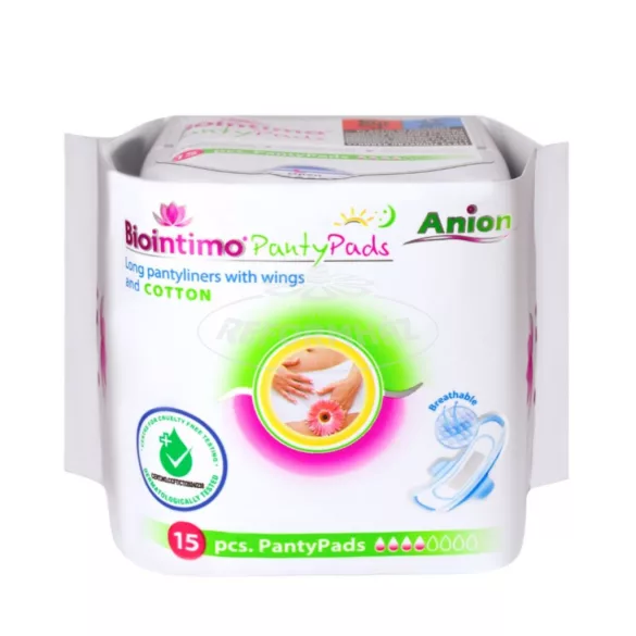 Biointimo Anion Panty pads szárnyas tisztasági betét 15db