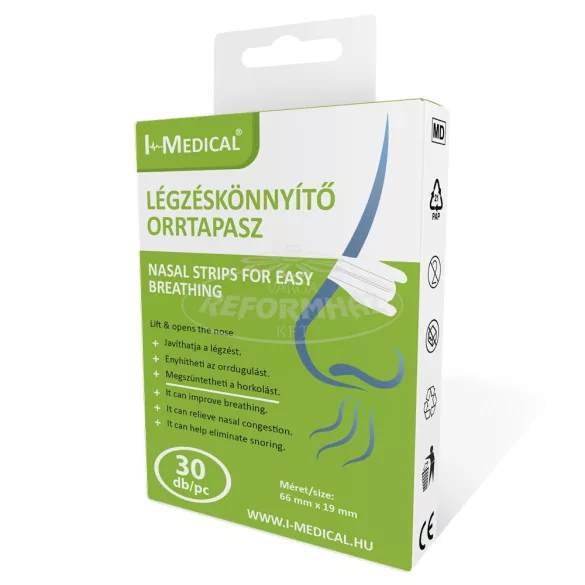 I-Medical légzéskönnyítő orrtapasz 66mmx19mm 10x