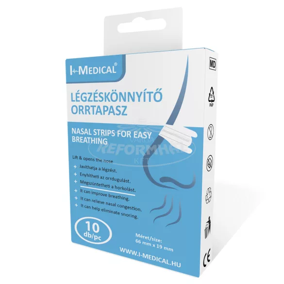 I-Medical légzéskönnyítő orrtapasz 66mmx19mm 30x