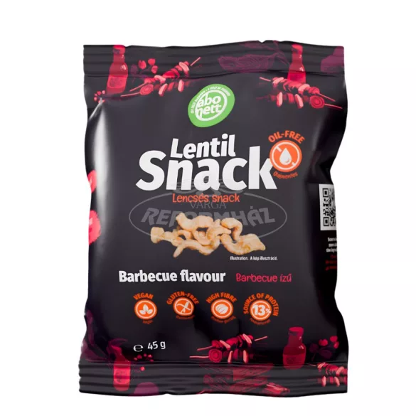 Abonett Lencsés Snack Barbecue ízű 45g
