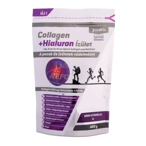 Jutavit Collagen+Hialuron ízület por erdei gyümölcs ízű 400g