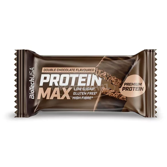 Biotech Usa Protein Max fehérjeszelet dupla csokoládés 45g