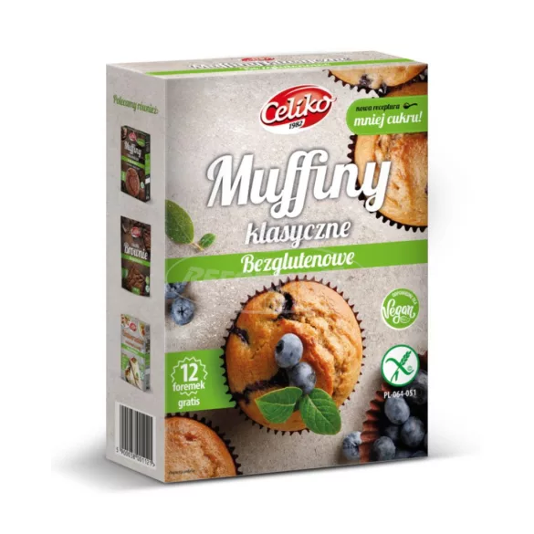 Celiko Muffin Klasszik süteménykeverék 280g