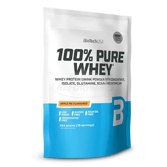 Biotech Usa 100% pure whey almás pite 454g