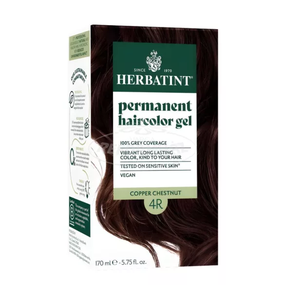 Herbatint 4R réz gesztenye hajfesték 170ml