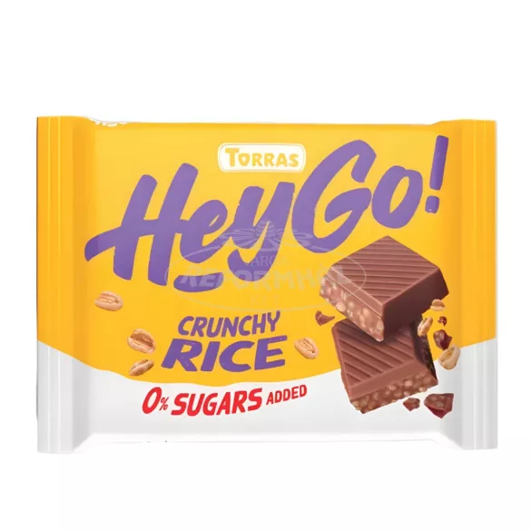 Torras HEY GO tejcsokoládé rizzsel HCN 60g