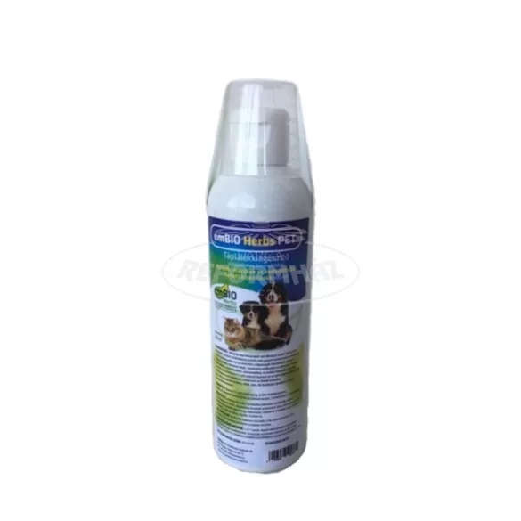Embio Herbs-Pet táplálék-kiegészítő kutyák, macskák és e gyéb kisemlősök részére 250ml