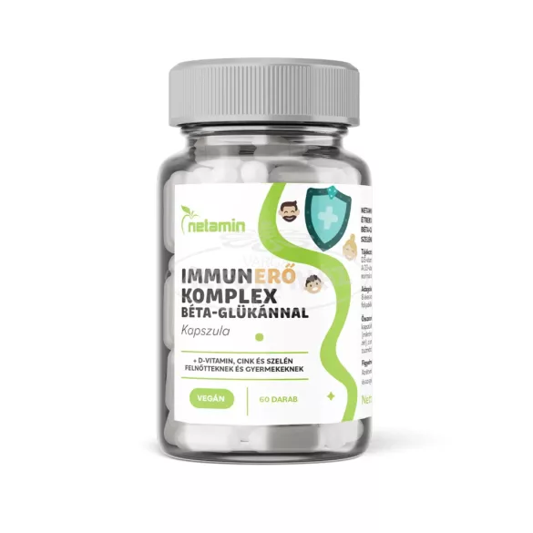 Netamin ImmunErő komplex béta-glukánnal kapszula 60x