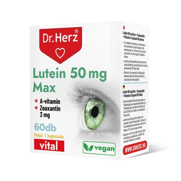Dr Herz Lutein Max 50mg kapszula 60x