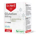 Dr Herz Glutation 500 mg + C-vitamin kapszula 60x