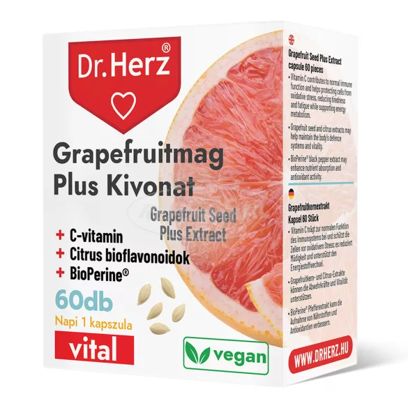 Dr Herz Grapefruitmag Plus kivonat kapszula 60x