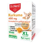 Dr Herz Kurkuma+Gyömbér+C-vitamin kapszula XL 90x