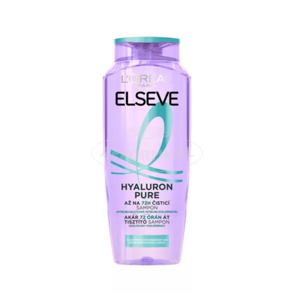 Elseve sampon hyaluron pure zsíros hajtövekre 250ml