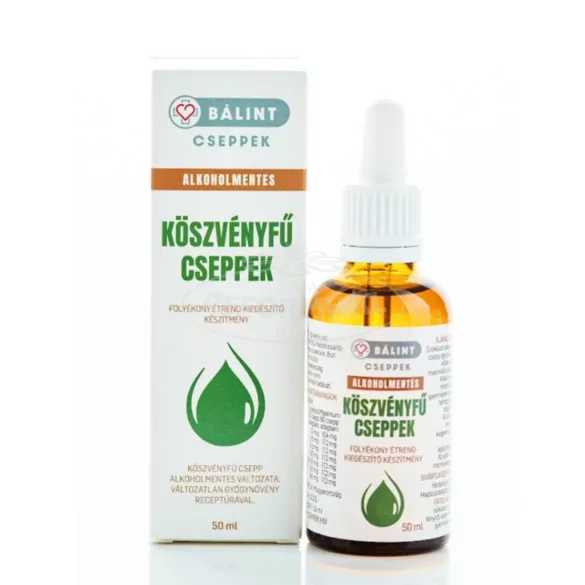 Bálint cseppek Köszvényfű cseppek alkoholmentes 50ml